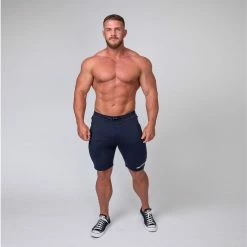 Hot Sale โญ Muscle Nation 30% EOFY SALE MNation Tapered Fit Shorts - Navy ๐ 11 Muscle Nation 30% EOFY SALE MNation Tapered Fit Shorts - Navy