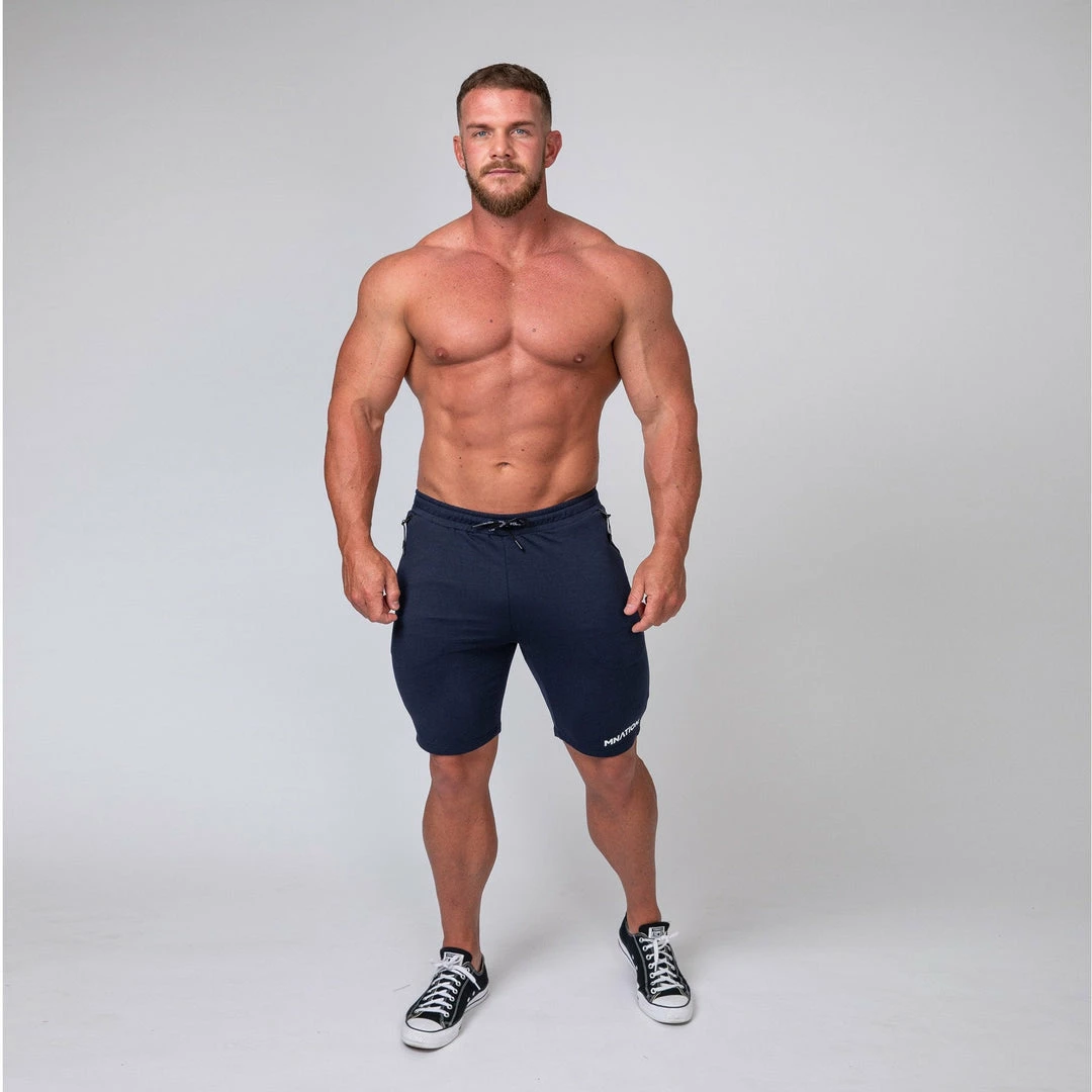 Hot Sale โญ Muscle Nation 30% EOFY SALE MNation Tapered Fit Shorts - Navy ๐ 6 Muscle Nation 30% EOFY SALE MNation Tapered Fit Shorts - Navy