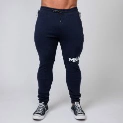 Cheapest 🤩 Muscle Nation MNation Tapered Joggers - Navy 🥰 12 Muscle Nation MNation Tapered Joggers - Navy