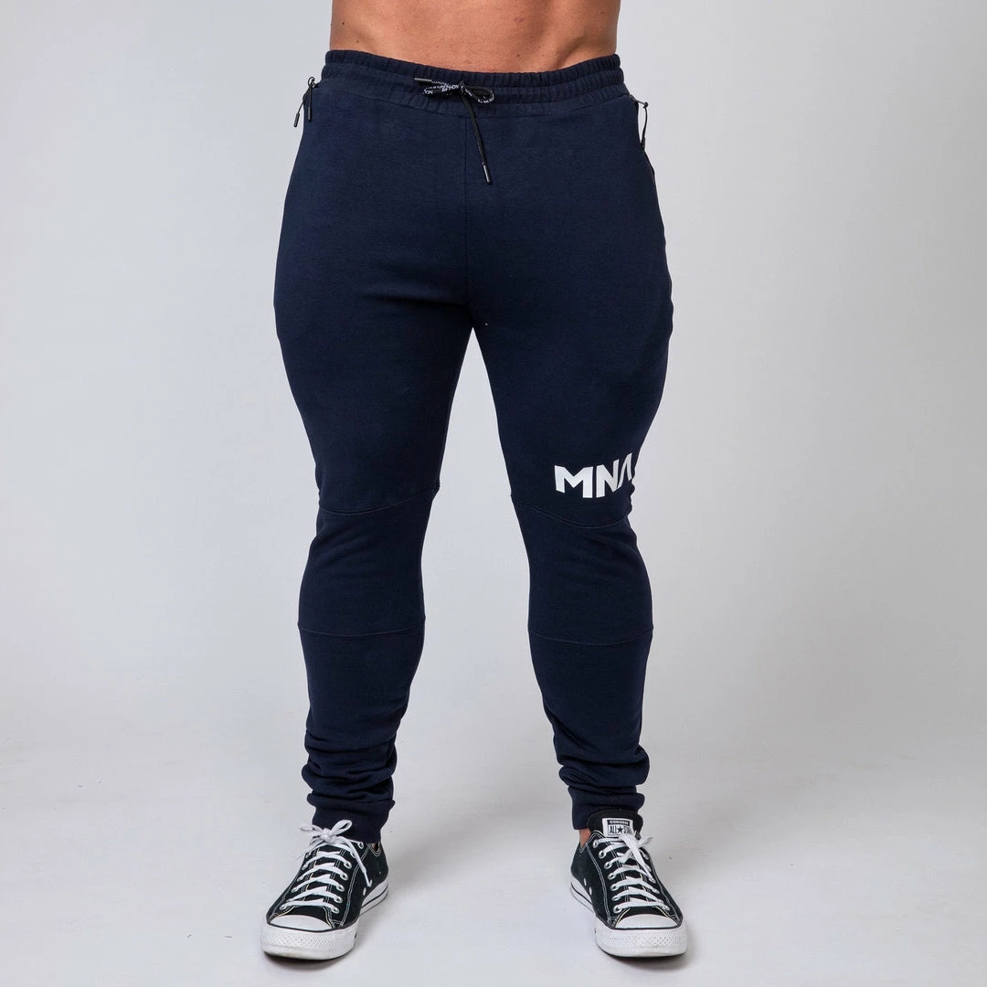 Cheapest 🤩 Muscle Nation MNation Tapered Joggers - Navy 🥰 7 Muscle Nation MNation Tapered Joggers - Navy