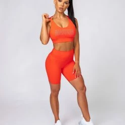 Best Pirce ๐ Muscle Nation Non Scrunch Motion Bike Shorts - Infrared ๐ฅ 11 Muscle Nation Non Scrunch Motion Bike Shorts - Infrared