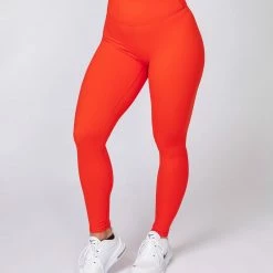 Muscle Nation Motion Full Length Leggings - Infrared Non Scrunch