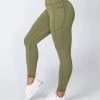 Muscle Nation Motion Pocket Ankle Length - Olive
