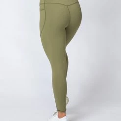 Muscle Nation Motion Pocket Ankle Length - Olive