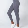 Muscle Nation Motion Pocket Ankle Length - Sleet Grey Non Scrunch
