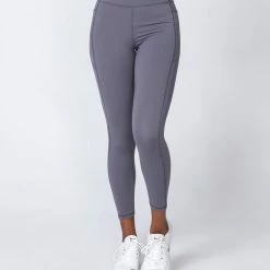 Muscle Nation Motion Pocket Ankle Length - Sleet Grey Non Scrunch