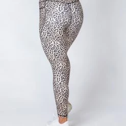 Muscle Nation Motion Pocket Ankle Length - Yellow Leopard Non Scrunch