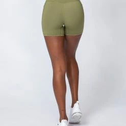 Wholesale ๐ Muscle Nation Non Scrunch Motion Pocket Bike Shorts - Olive โค๏ธ 14 Muscle Nation Non Scrunch Motion Pocket Bike Shorts - Olive