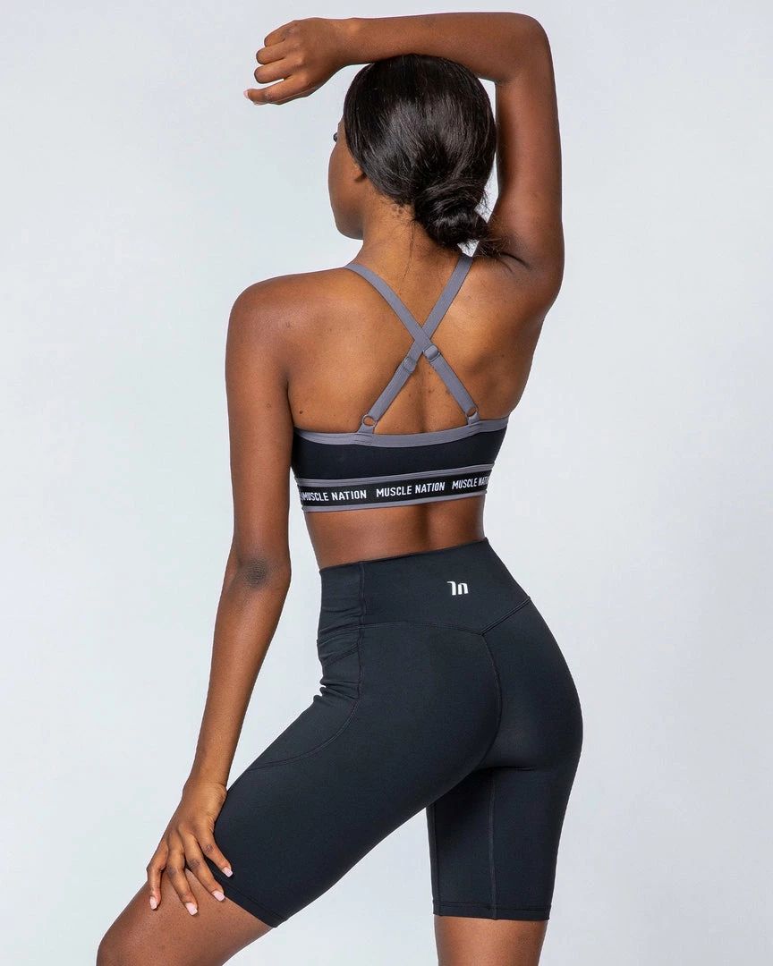 Brand new ๐ฏ Muscle Nation Motion Pocket Referee Shorts - Black Non Scrunch ๐ 5 Muscle Nation Motion Pocket Referee Shorts - Black Non Scrunch