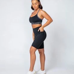 Brand new ๐ฏ Muscle Nation Motion Pocket Referee Shorts - Black Non Scrunch ๐ 17 Muscle Nation Motion Pocket Referee Shorts - Black Non Scrunch