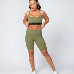 Cheap ๐ Muscle Nation Non Scrunch Motion Pocket Referee Shorts - Olive ๐งจ 12 Muscle Nation Non Scrunch Motion Pocket Referee Shorts - Olive