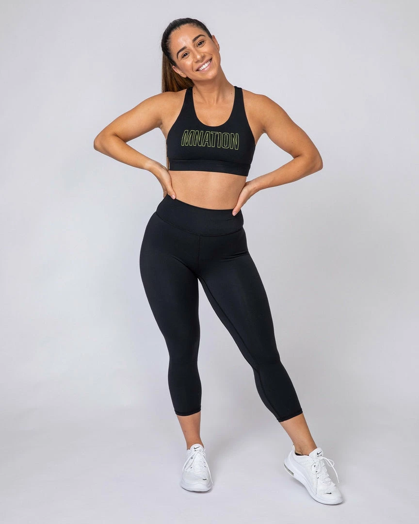 Budget ๐งจ Muscle Nation ๐ฉ Womens Motion Sculpt Bra - Black ๐คฉ 5 Muscle Nation Womens Motion Sculpt Bra - Black