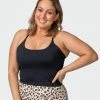 Muscle Nation Best Sellers Summertime Cropped Tank - Black