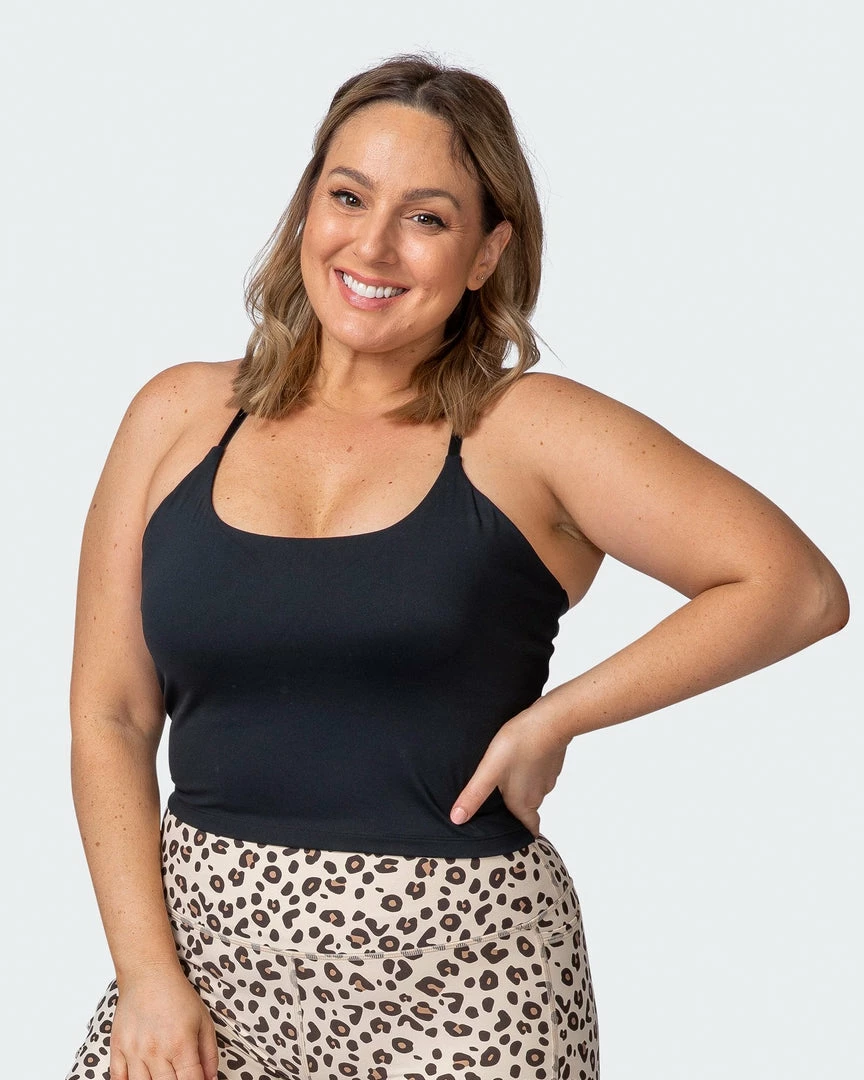 Coupon 👏 Muscle Nation Best Sellers 🌞 Summertime Cropped Tank - Black 🎁 3 Muscle Nation Best Sellers Summertime Cropped Tank - Black