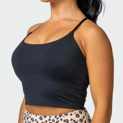 Coupon 👏 Muscle Nation Best Sellers 🌞 Summertime Cropped Tank - Black 🎁 11 Muscle Nation Best Sellers Summertime Cropped Tank - Black