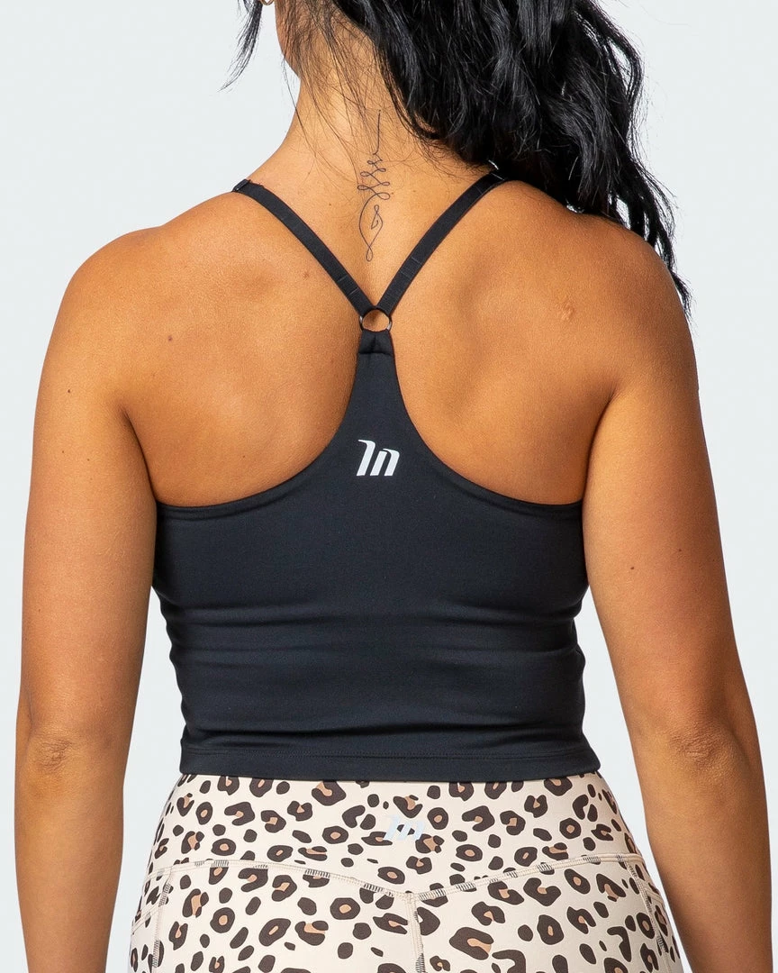 Coupon 👏 Muscle Nation Best Sellers 🌞 Summertime Cropped Tank - Black 🎁 8 Muscle Nation Best Sellers Summertime Cropped Tank - Black