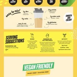 Muscle Nation PLANT PROTEIN - Banana Nut Muffin - 16 Serves