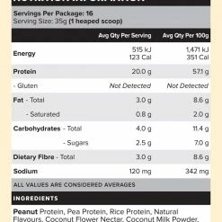 Muscle Nation PLANT PROTEIN - Banana Nut Muffin - 16 Serves