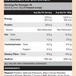Muscle Nation PLANT PROTEIN - Choc Peanut Butter Cup - 16 Serves