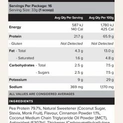 Muscle Nation PLANT PROTEIN - Cinnamon Churros - 16 Serves