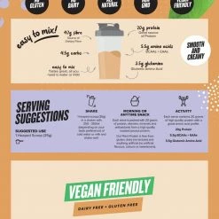 Muscle Nation 30% EOFY SALE PLANT PROTEIN - Peanut Butter - 16 Serves