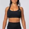 Muscle Nation Power Bra - Black Womens