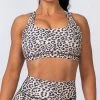 Muscle Nation Power Bra - Yellow Leopard