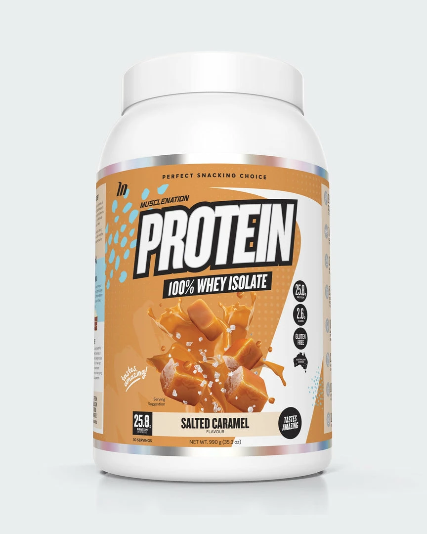Best Pirce ⭐ Muscle Nation 30% EOFY SALE WHEY Protein Isolate - Salted Caramel - 30 Serves 🥰 3 Muscle Nation 30% EOFY SALE WHEY Protein Isolate - Salted Caramel - 30 Serves