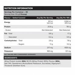 Best Pirce ⭐ Muscle Nation 30% EOFY SALE WHEY Protein Isolate - Salted Caramel - 30 Serves 🥰 10 Muscle Nation 30% EOFY SALE WHEY Protein Isolate - Salted Caramel - 30 Serves