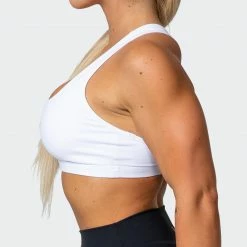 Muscle Nation Flex Bra - White