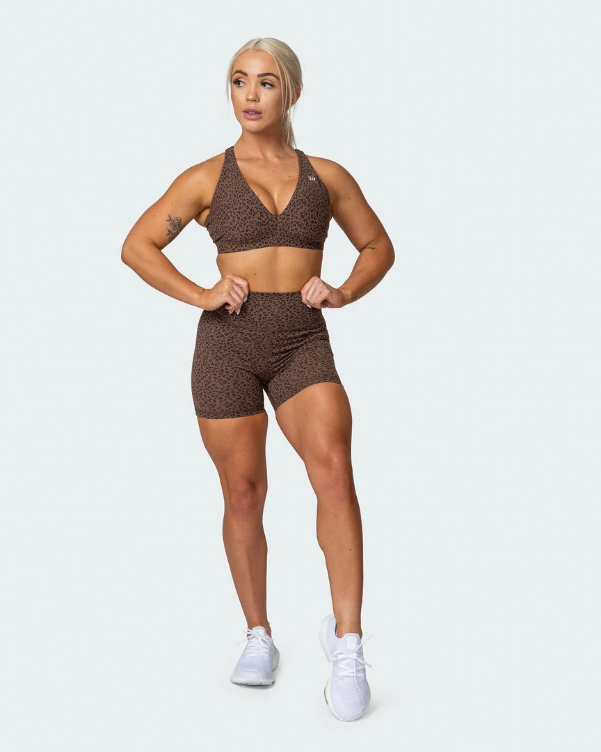 Top 10 ⌛ Muscle Nation All-Star Deep V Bra - Chocolate Mini Cheetah Print Welcome To The Club 😉 9 Muscle Nation All-Star Deep V Bra - Chocolate Mini Cheetah Print Welcome To The Club