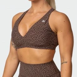 Top 10 ⌛ Muscle Nation All-Star Deep V Bra - Chocolate Mini Cheetah Print Welcome To The Club 😉 11 Muscle Nation All-Star Deep V Bra - Chocolate Mini Cheetah Print Welcome To The Club