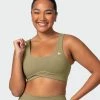 Muscle Nation Butter Pulse Bra - Aloe