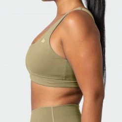 Wholesale 😉 Muscle Nation Butter Pulse Bra - Aloe 👏 12 Muscle Nation Butter Pulse Bra - Aloe