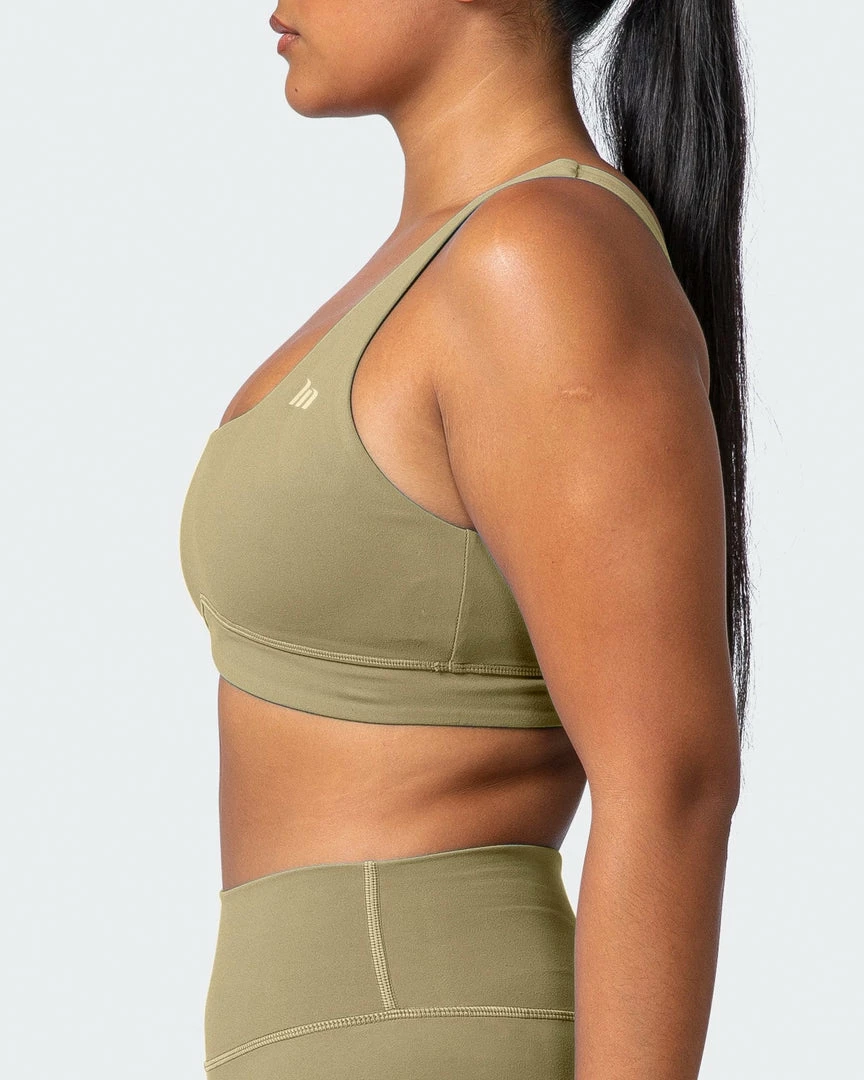 Wholesale 😉 Muscle Nation Butter Pulse Bra - Aloe 👏 6 Muscle Nation Butter Pulse Bra - Aloe