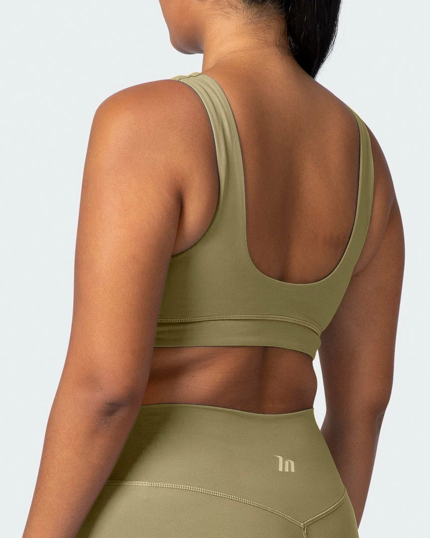 Wholesale 😉 Muscle Nation Butter Pulse Bra - Aloe 👏 7 Muscle Nation Butter Pulse Bra - Aloe