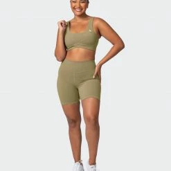 Wholesale 😉 Muscle Nation Butter Pulse Bra - Aloe 👏 15 Muscle Nation Butter Pulse Bra - Aloe