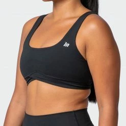 Muscle Nation Butter Pulse Bra - Black