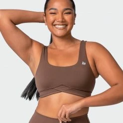 Muscle Nation Butter Pulse Bra - Mocha