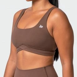 Muscle Nation Butter Pulse Bra - Mocha