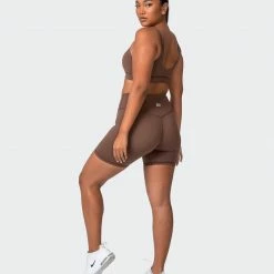 Muscle Nation Butter Pulse Bra - Mocha