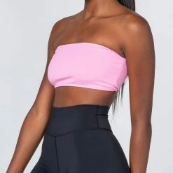 Muscle Nation Womens Bandeau - Candy Pink