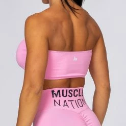 Muscle Nation Womens Bandeau - Candy Pink