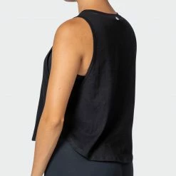 Muscle Nation Womens Recovery Tank - Black