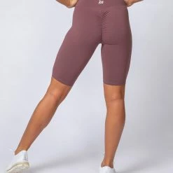 Muscle Nation Signature Referee Length High Waist Scrunch - Dusk Scrunch Bum