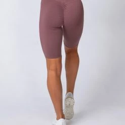 Muscle Nation Signature Referee Length High Waist Scrunch - Dusk Scrunch Bum