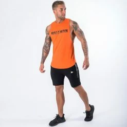 Budget ๐ Muscle Nation ๐ฉ Womens Retro Tank - Orange ๐ 7 Muscle Nation Womens Retro Tank - Orange