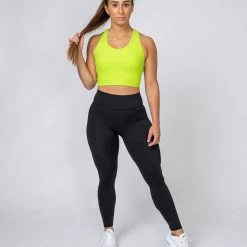 Best Pirce ๐ฅฐ Muscle Nation ๐ฉ Womens Ribbed Cropped Tank - Acid Lime ๐ 11 Muscle Nation Womens Ribbed Cropped Tank - Acid Lime