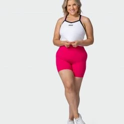 Muscle Nation Ripple Strappy Tank - White 30% EOFY SALE