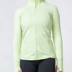 Muscle Nation Run Faster Zip Jacket - Minty Womens